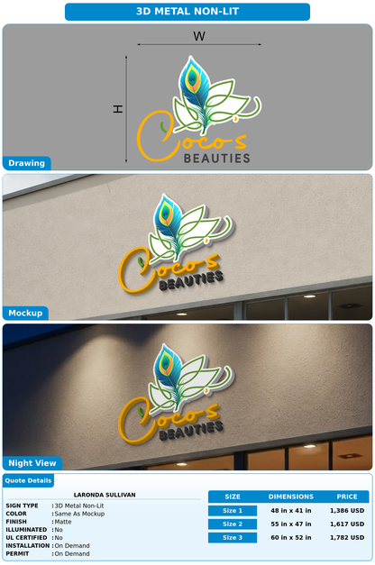 CUSTOM MOCKUP SIGN FOR Laronda Sullivan