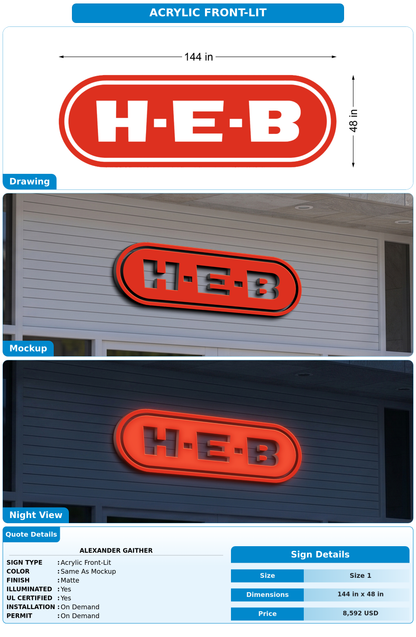 CUSTOM MOCKUP SIGN FOR Alexander Gaither