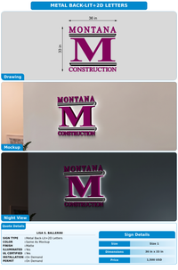 CUSTOM MOCKUP SIGN FOR Lisa S. Ballerini