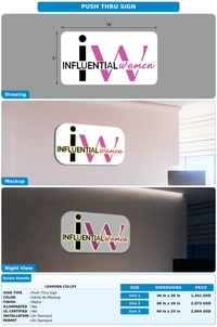 CUSTOM MOCKUP SIGN FOR Leanora Colley