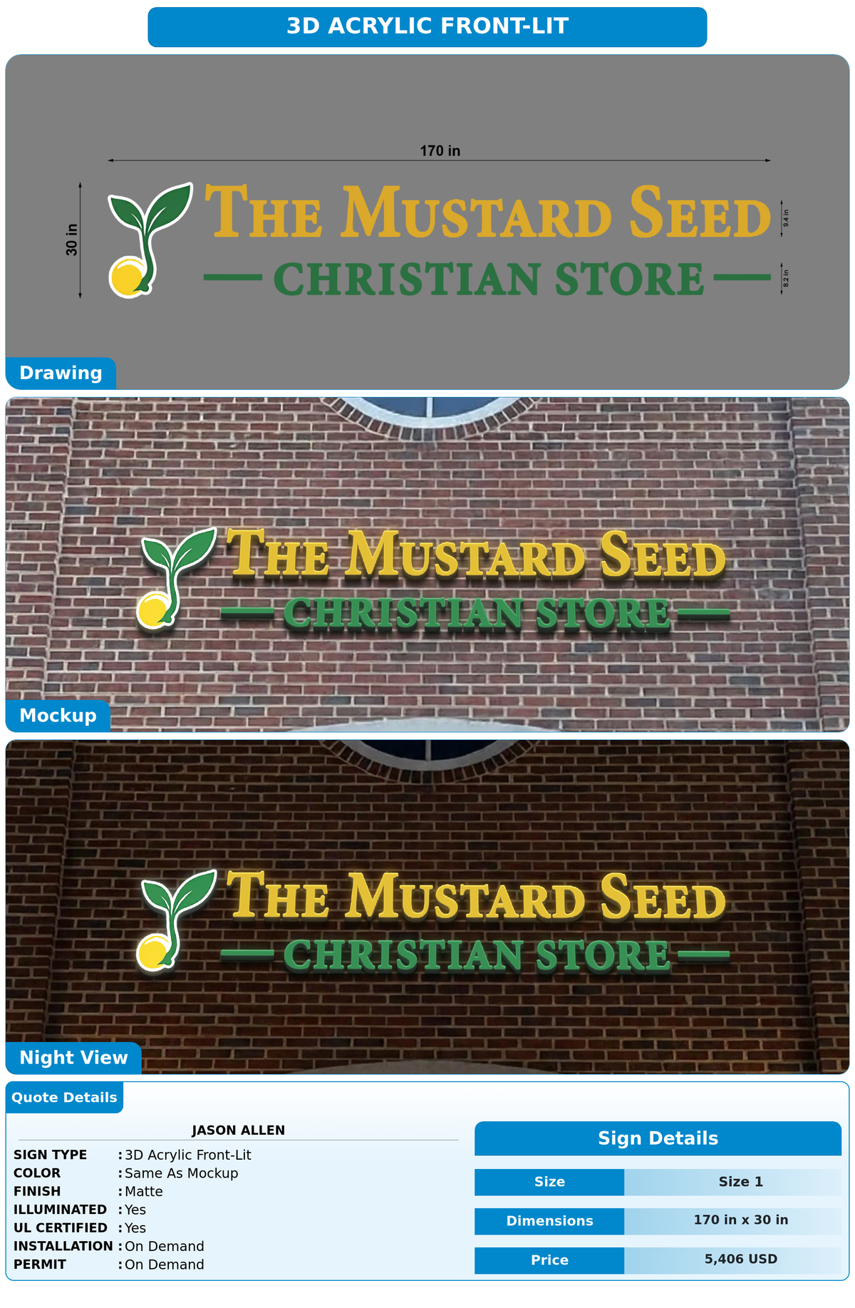 CUSTOM MOCKUP SIGN FOR Jason Allen