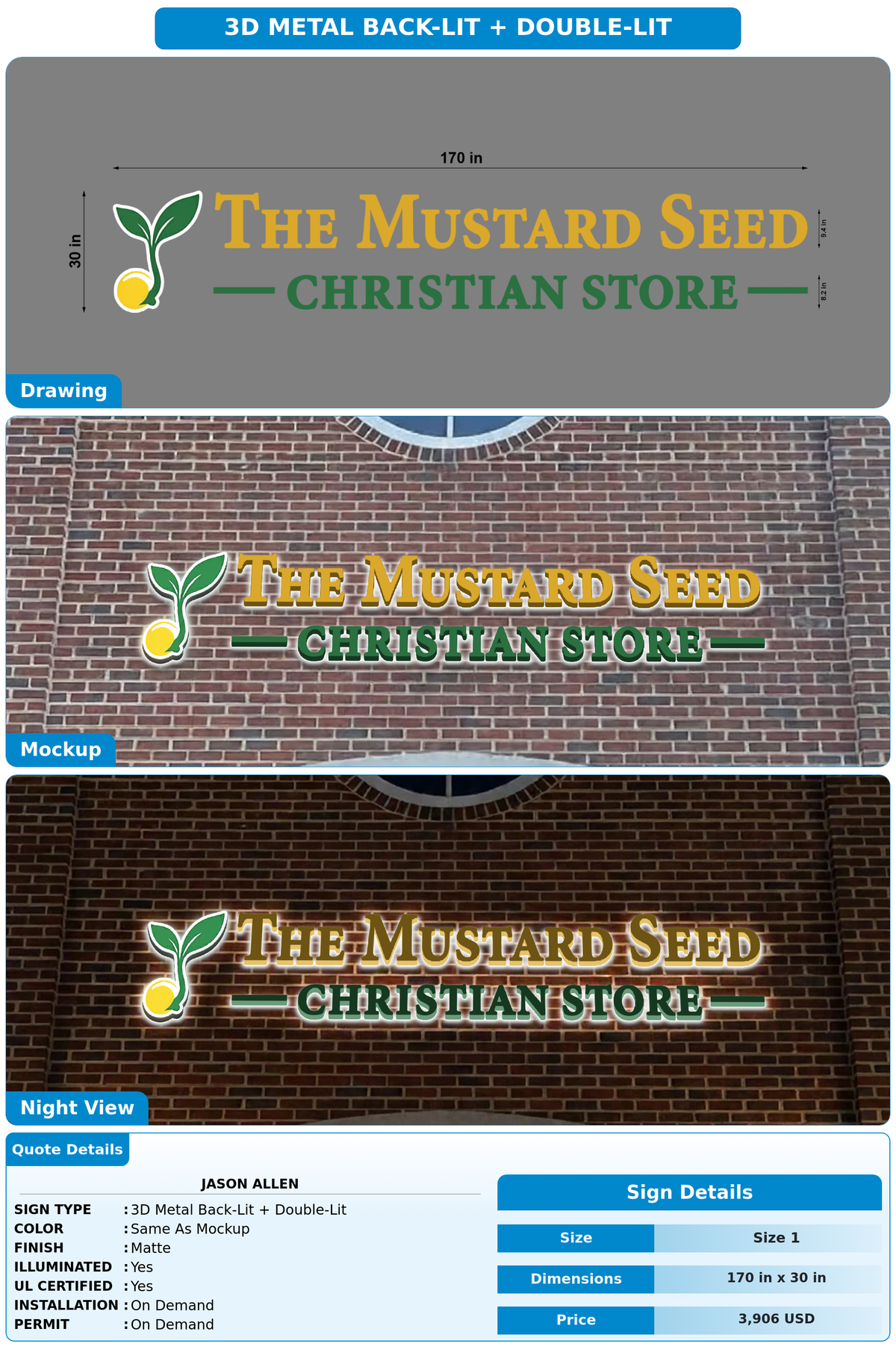 CUSTOM MOCKUP SIGN FOR Jason Allen