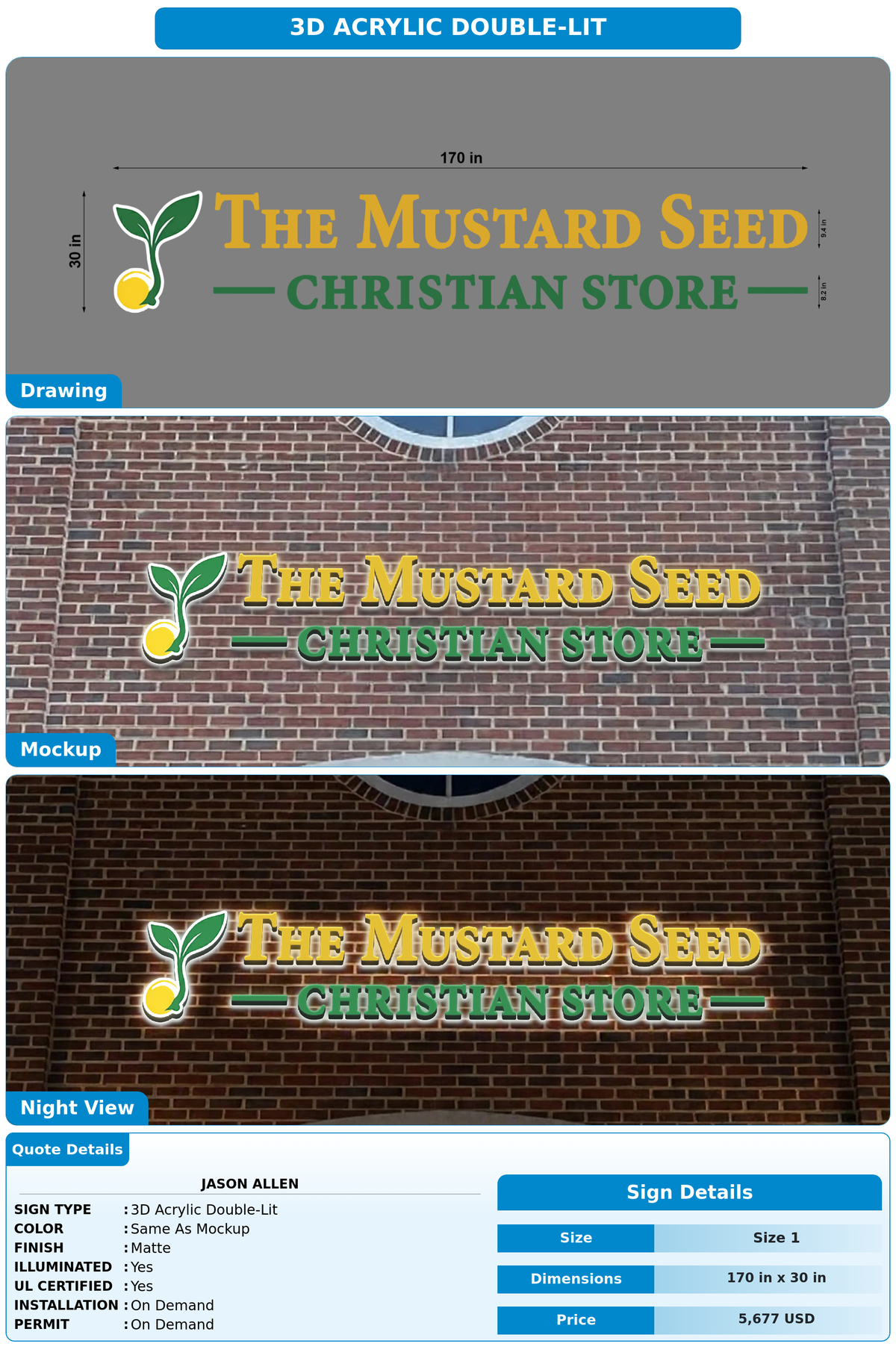 CUSTOM MOCKUP SIGN FOR Jason Allen