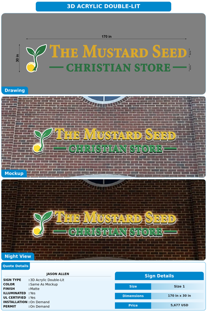 CUSTOM MOCKUP SIGN FOR Jason Allen