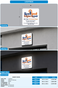 CUSTOM MOCKUP SIGN FOR Robert Moore