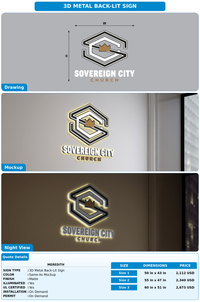 CUSTOM MOCKUP SIGN FOR Meredith