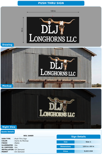 CUSTOM MOCKUP SIGN FOR Neil Saner