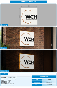 CUSTOM MOCKUP SIGN FOR Brad