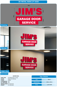 CUSTOM MOCKUP SIGN FOR Austen Vail