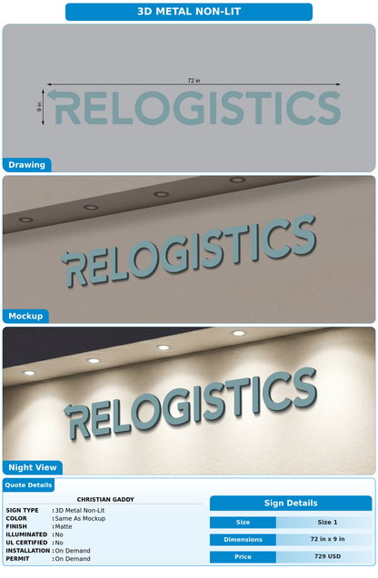 CUSTOM MOCKUP SIGN FOR Christian Gaddy