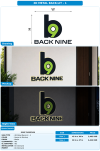 CUSTOM MOCKUP SIGN FOR Mike Thompson