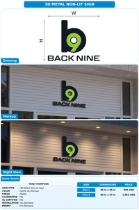 CUSTOM MOCKUP SIGN FOR Mike Thompson