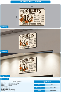 CUSTOM MOCKUP SIGN FOR Ashley Roberts