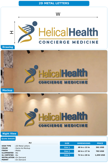 CUSTOM MOCKUP SIGN FOR Ali