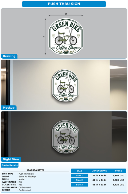 CUSTOM MOCKUP SIGN FOR Isadora Batts
