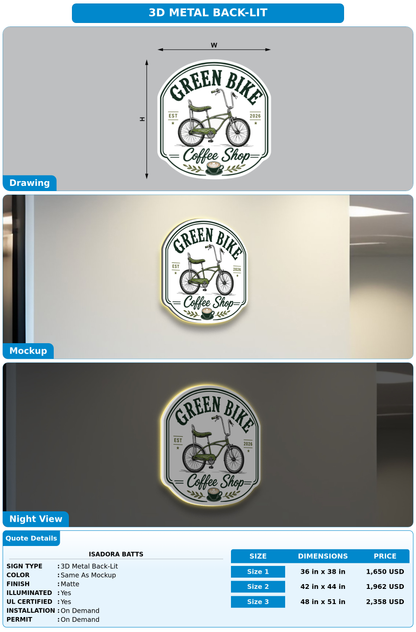 CUSTOM MOCKUP SIGN FOR Isadora Batts
