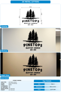 CUSTOM MOCKUP SIGN FOR Sydney Farmer