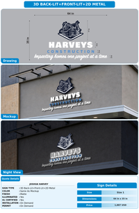 CUSTOM MOCKUP SIGN FOR Joshua Harvey