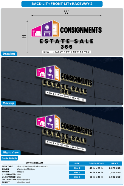 CUSTOM MOCKUP SIGN FOR Jay Tenenbaum