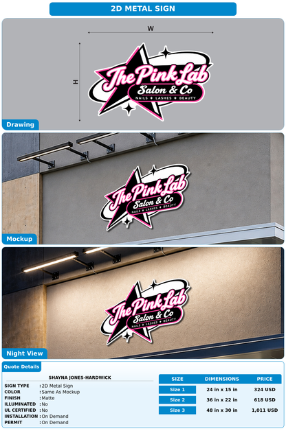 CUSTOM MOCKUP SIGN FOR Shayna Jones-Hardwick
