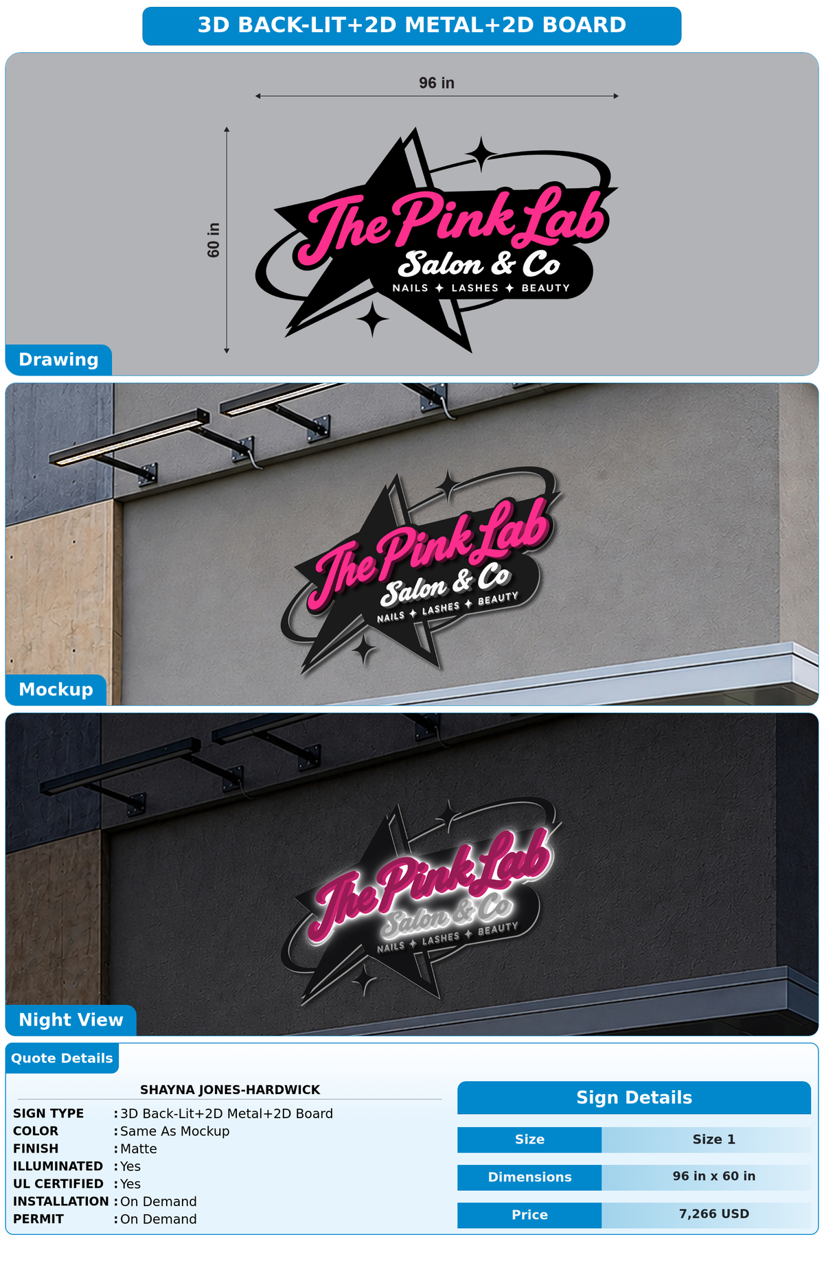 CUSTOM MOCKUP SIGN FOR Shayna Jones-Hardwick
