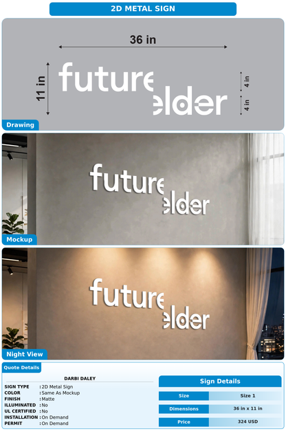 CUSTOM MOCKUP SIGN FOR darbi daley
