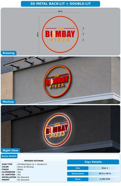 CUSTOM MOCKUP SIGN FOR Mrugen Gothana