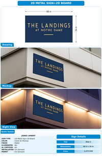 CUSTOM MOCKUP SIGN FOR Jennie Lambert
