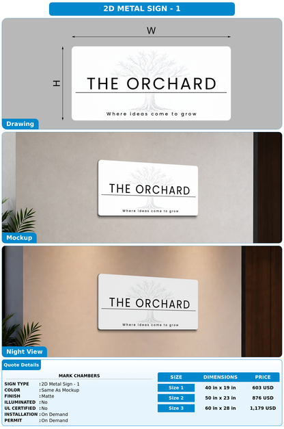 CUSTOM MOCKUP SIGN FOR Mark Chambers
