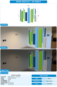 CUSTOM MOCKUP SIGN FOR Michelle Sjogren
