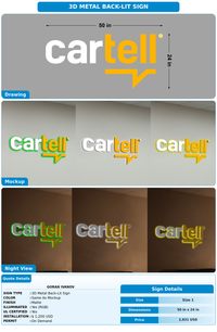 CUSTOM MOCKUP SIGN FOR Goran Ivanov
