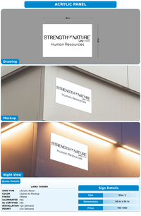 CUSTOM MOCKUP SIGN FOR Liana Turner