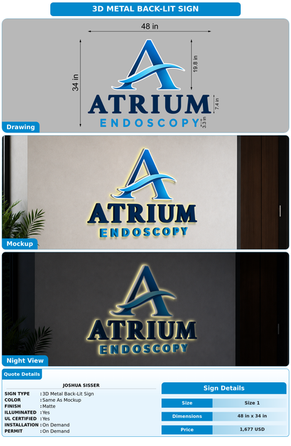 CUSTOM MOCKUP SIGN FOR Joshua Sisser