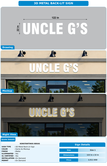 CUSTOM MOCKUP SIGN FOR Konstantinos Bekas