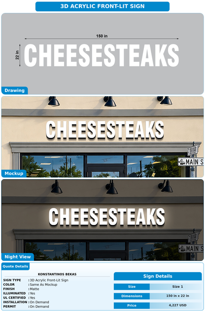 CUSTOM MOCKUP SIGN FOR Konstantinos Bekas