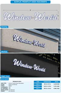 CUSTOM MOCKUP SIGN FOR Brandon Davis