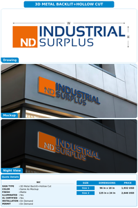 CUSTOM MOCKUP SIGN FOR NIC