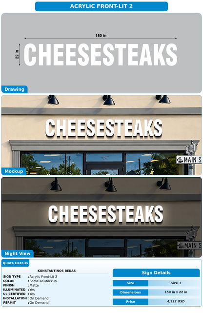 CUSTOM MOCKUP SIGN FOR Konstantinos Bekas