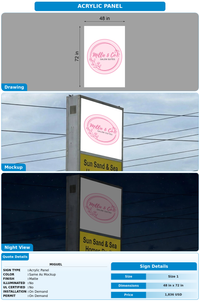 CUSTOM MOCKUP SIGN FOR Miguel