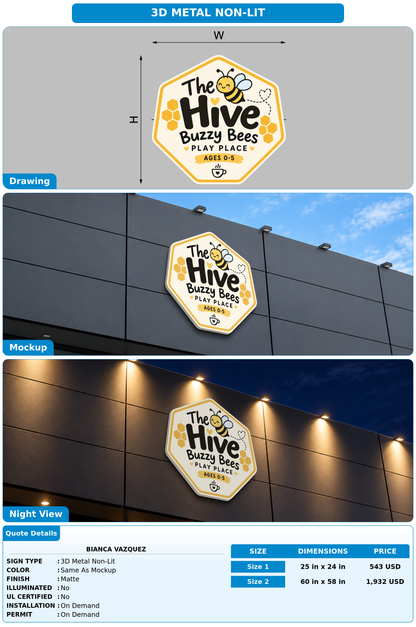 CUSTOM MOCKUP SIGN FOR Bianca vazquez