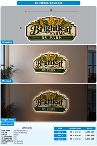 CUSTOM MOCKUP SIGN FOR Lori Daniel