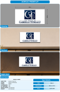 CUSTOM MOCKUP SIGN FOR hugo g haro