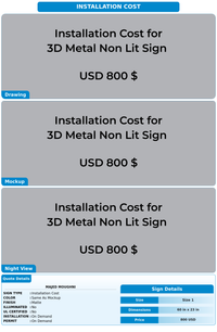 CUSTOM MOCKUP SIGN FOR Majed Moughni