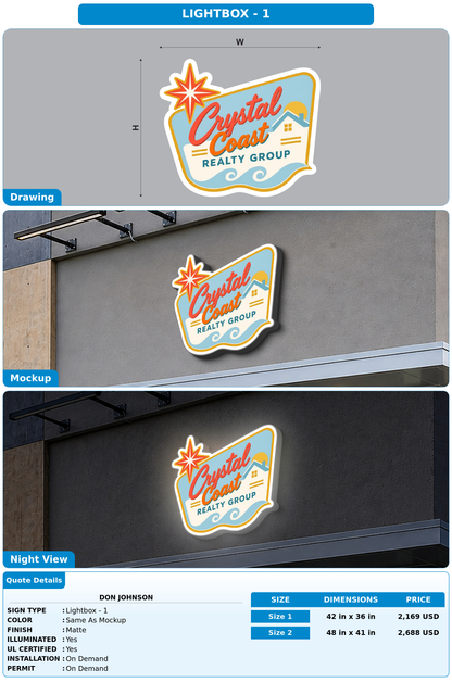 CUSTOM MOCKUP SIGN FOR Don Johnson
