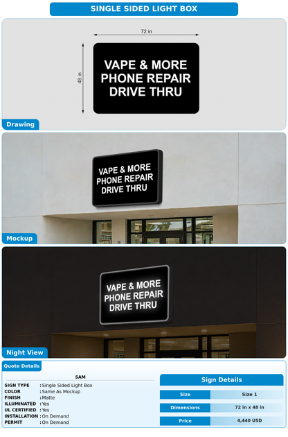 CUSTOM MOCKUP SIGN FOR Sam