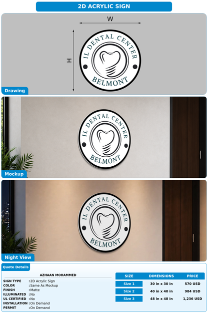 CUSTOM MOCKUP SIGN FOR Azhaan Mohammed