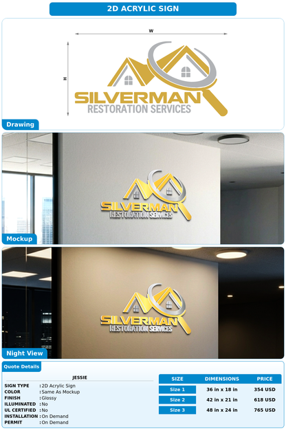 CUSTOM MOCKUP SIGN FOR Jessie