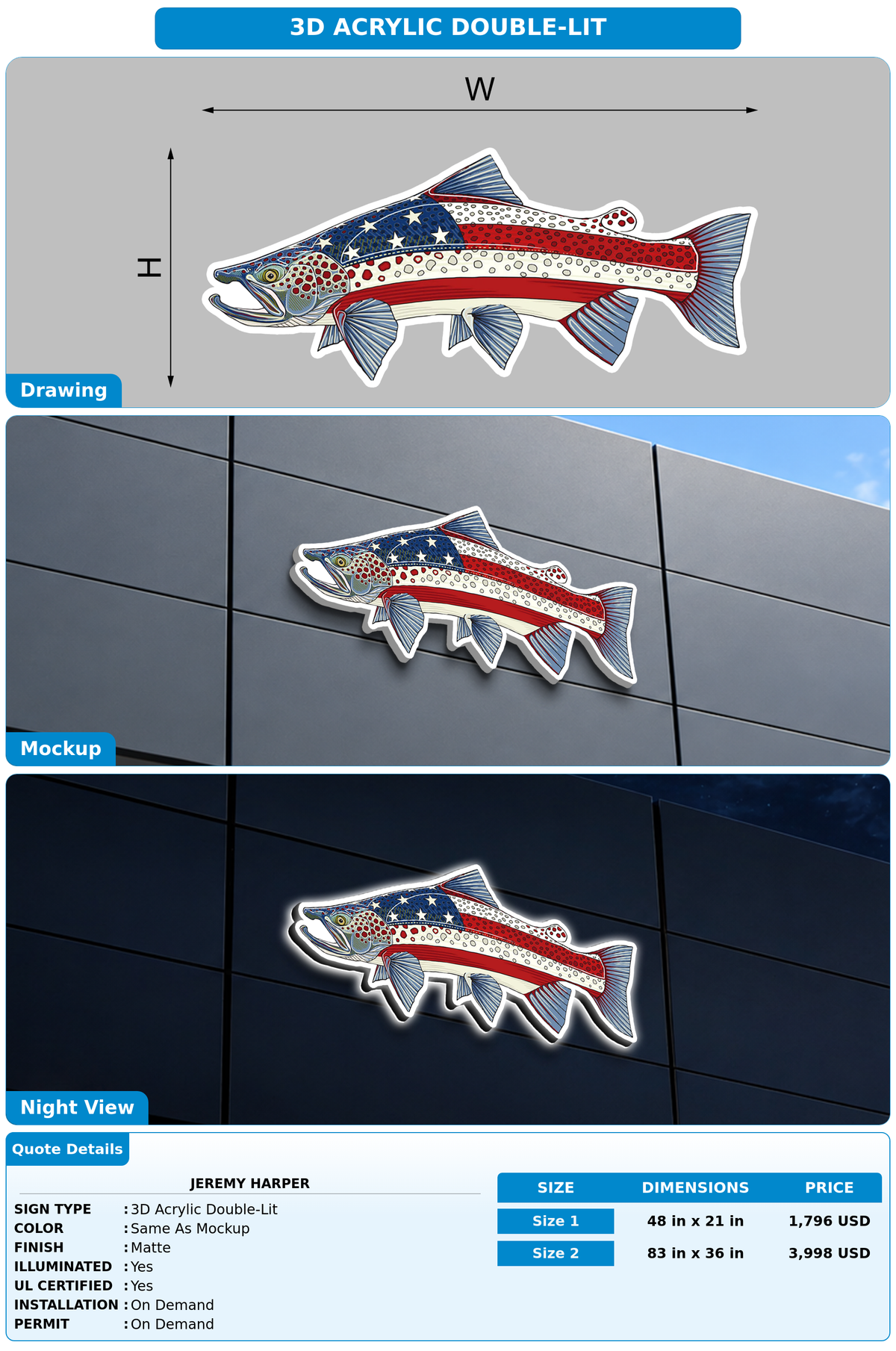 CUSTOM MOCKUP SIGN FOR jeremy harper