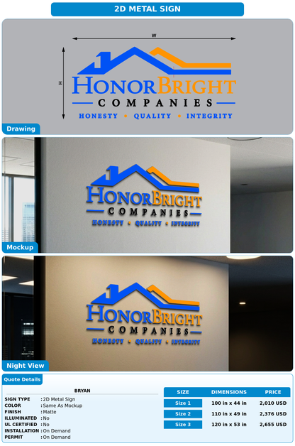 CUSTOM MOCKUP SIGN FOR Bryan