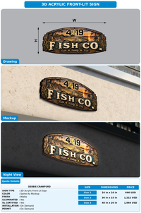 CUSTOM MOCKUP SIGN FOR Debbie Crawford